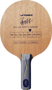 Yasaka Ma Lin Soft Carbon Table Tennis - Front Face