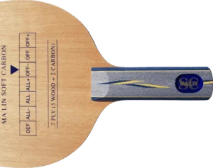 Yasaka Ma Lin Soft Carbon Table Tennis - Handle View