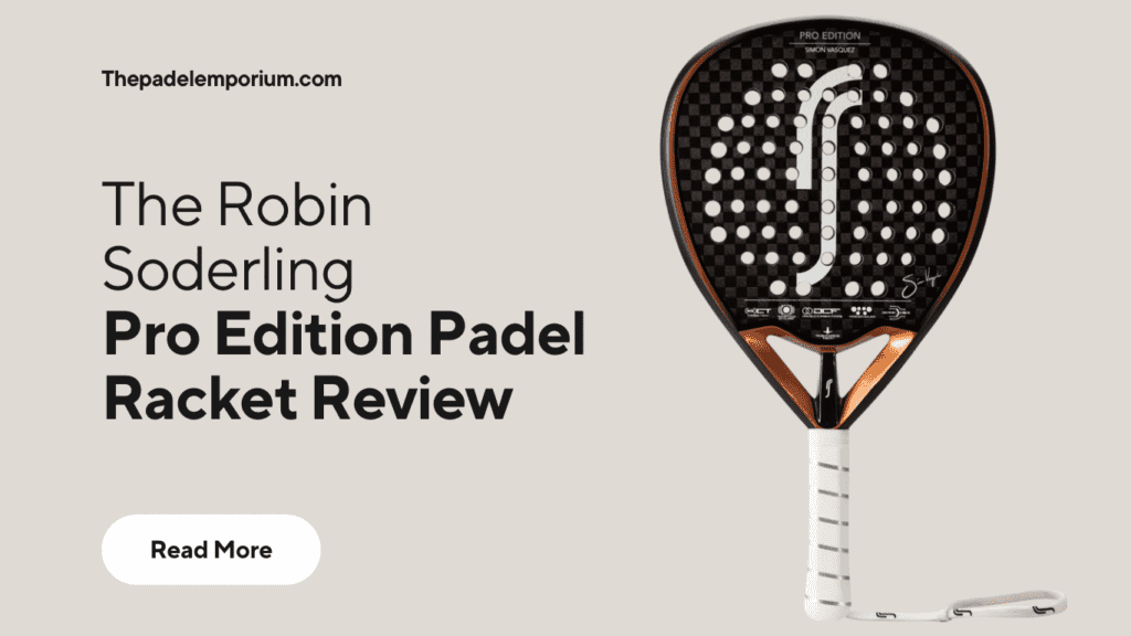 Discovering Robin Soderling Pro Padel Racket Power