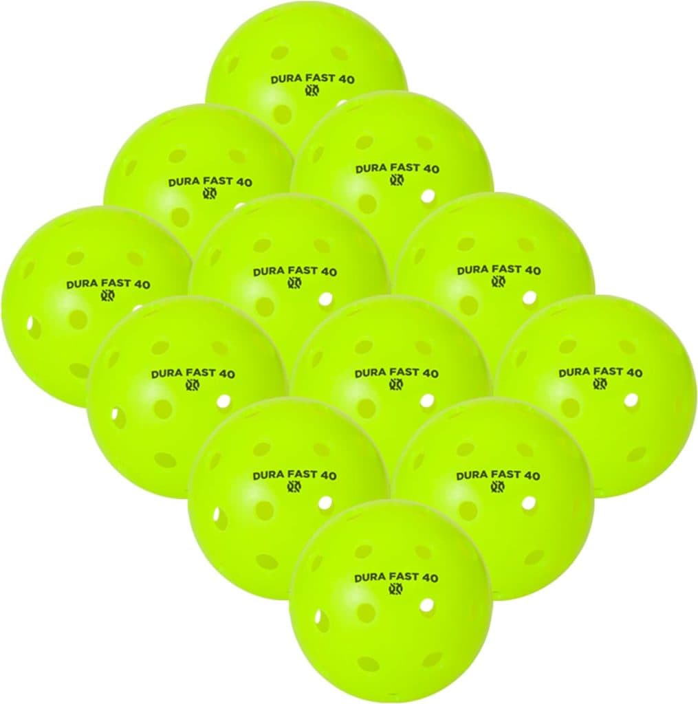 Dura Fast 40 Pickleballs 12 Pack