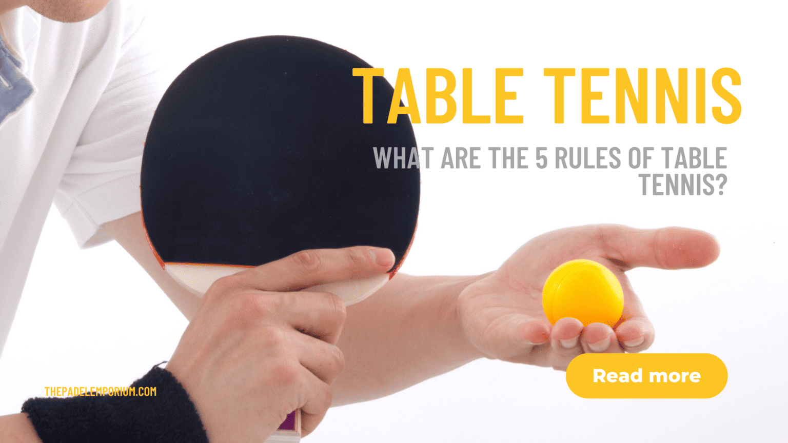 5 MustKnow Rules of Table Tennis Master the Game The Padel Emporium