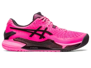 Asics Gel-Resolution 9 2023 Padel Shoe Hot Pink Side View