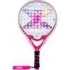 NOX Equation Lady WPT Advanced Series Woman Padel Racket Front Face with Pink Strap