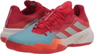 Adidas Performance Women's ASMC Barricade Boost Tennis Shoe Side by Side