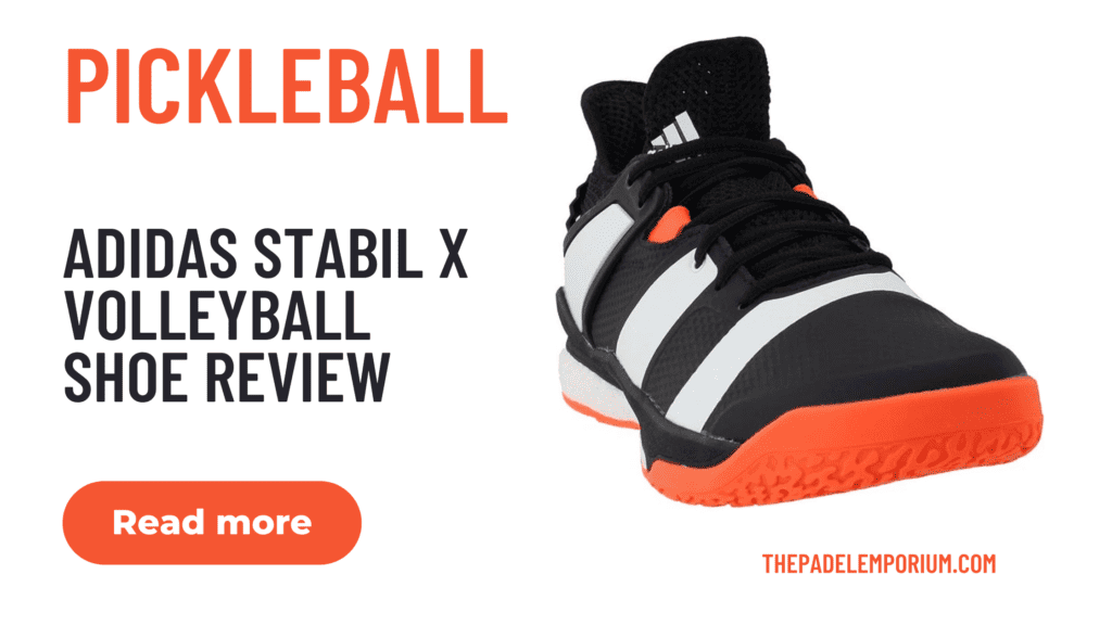 Top Indoor Pickleball Shoes: Adidas Stabil X Volleyball Shoe