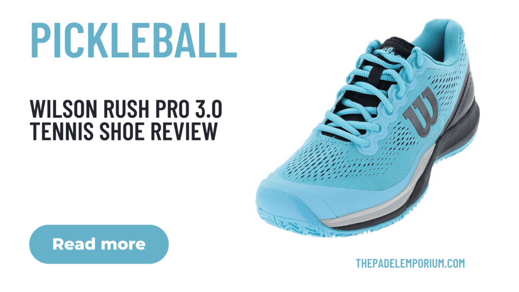 Best Womens Tennis Shoe for Pickleball: Wilson RUSH PRO 3.0 Tennis Shoes Women