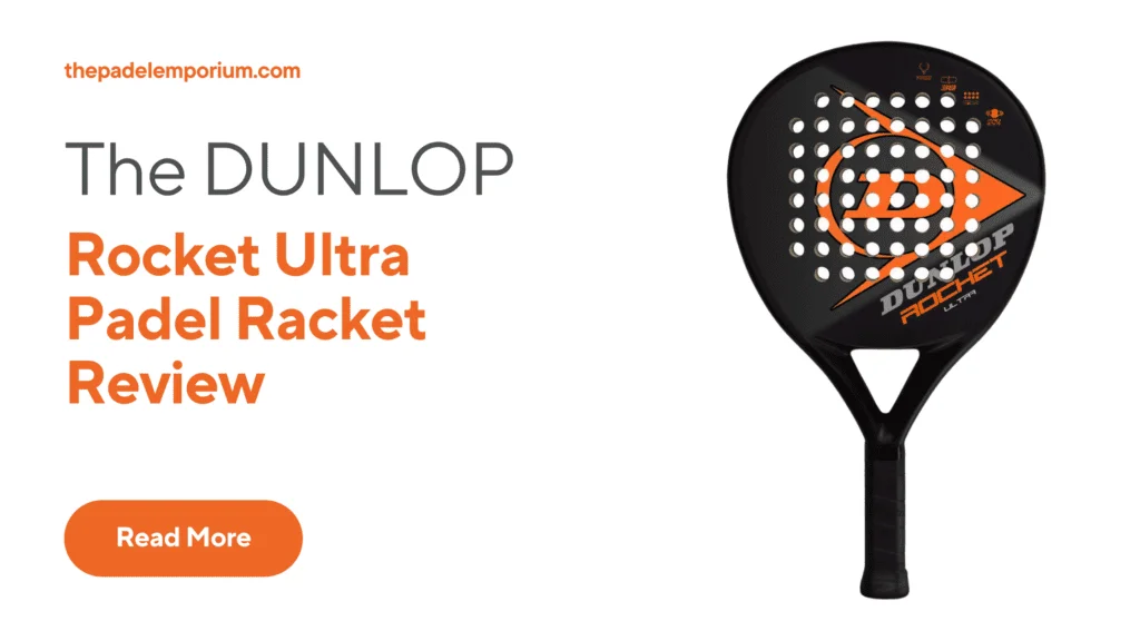 Best Padel Racket for Spin for Every Skill Level: Dunlop Rocket Ultra Padel Racket Black Review