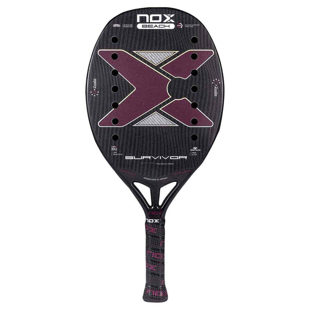 Nox Ml10 Survivor Beach Tennis Racket Pink