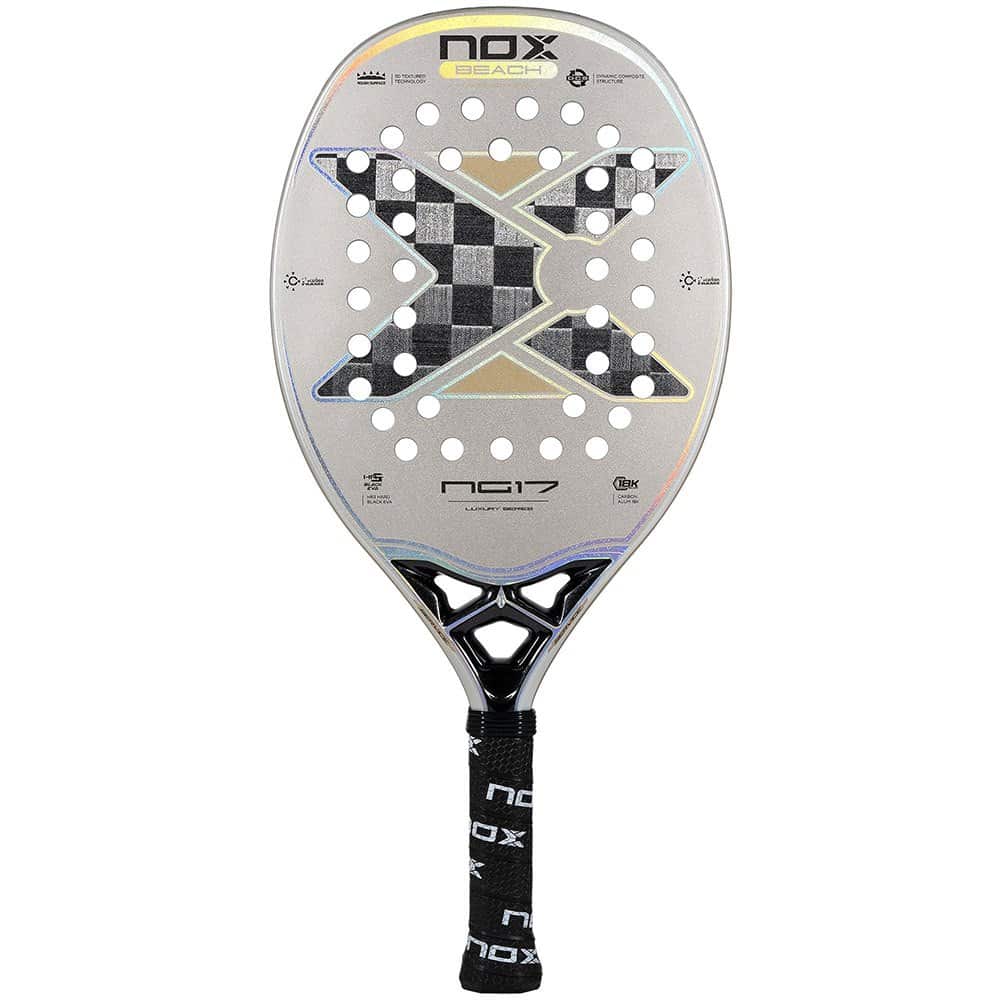 Nox Ng170 By Nicolas Gianotti Beach Tennis Racket 2023 Silver 3355-355 gr