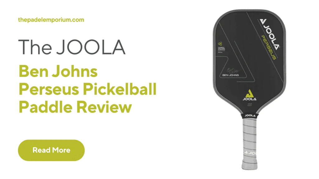 Unveiling the JOOLA Ben Johns Perseus Pickleball Paddle Review